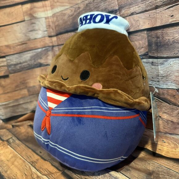 Squishmallows 10" Stranger Things Ahoy Chocolate Pudding Plush Stuffed Toy - Picture 3 of 11